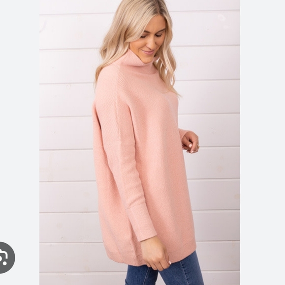 NWT Free People Ottoman Tunic in Dusty Pink - Picture 3 of 9